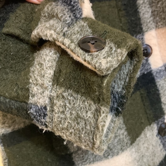 Madewell | Belrose Cassel Plaid Buffalo Check Wool Blend Lined Jacket Shacket XS - Picture 12 of 17